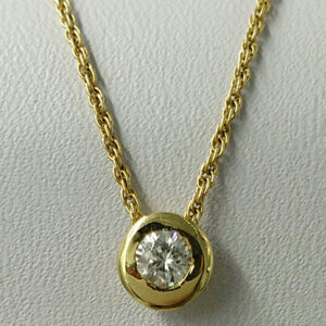 CZ Floating Pendant and chain