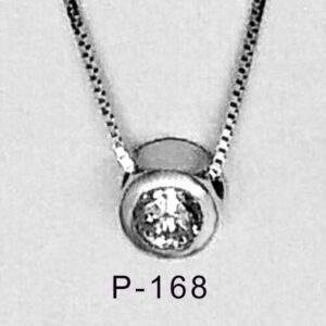 P-168-Diamond-Pendant-Rd-Bezel-set-14KW